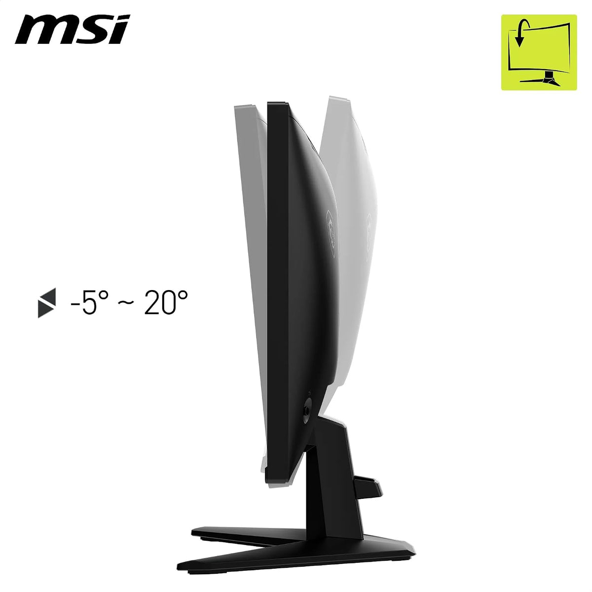 MSI MAG 255XF 24.5" Full HD 1080p Rapid IPS PC Gaming Monitor Screen - Black 5