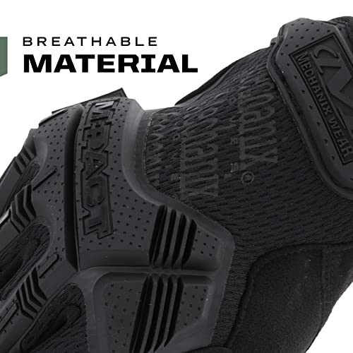 Mechanix Wear: M-Pact Covert Tactical Gloves With Secure Fit, Touchscreen, Black