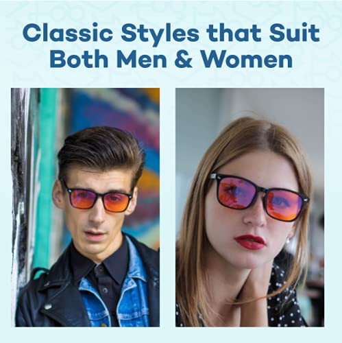 Foxmans Blue Light Blocking Glasses McCartney Heavy Duty Lens Tortoiseshell - view 4