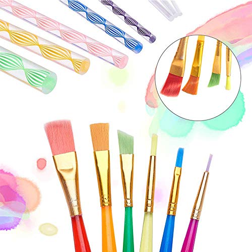 Mandala Dotting Tools 78 Pcs Painting Stencil Kit Pens Brushes Paint Tray - view 2
