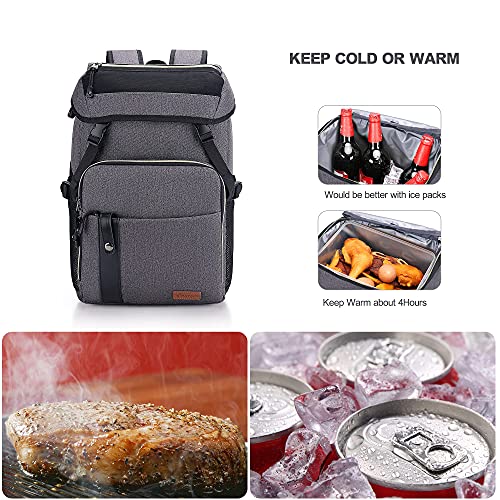 Youngoa 30L Insulated Cooler Backpack Waterproof Dark Grey YG035