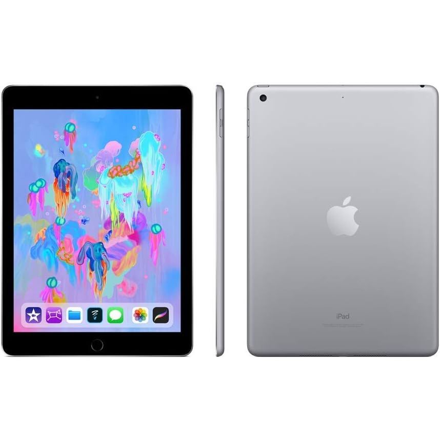 Apple iPad 9.7" 6th Gen (2018) 32GB Wi-Fi A1893 iPadOS Tablet - Space Grey