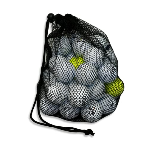 British Lake Balls 25 Pack Recycled Washed Assorted Golf Balls Storage Bag - view 3