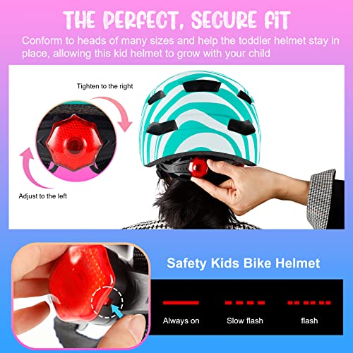RaMokey Kids Bike Helmet, Lightweight, Age 3-15, 48-56cm