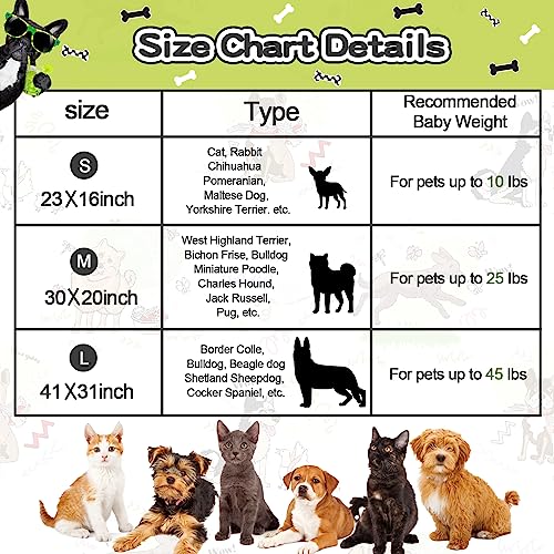 Rezutan Dog Blankets 3 Pack 106 x 76cm Washable Fleece 2 Blue 1 Brown - view 5
