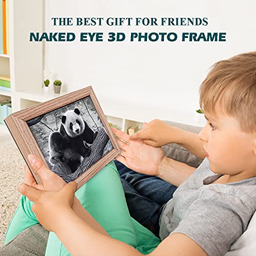 Rovita 3D Photo Frames, Solid Pine Framing Photo Frame Gift With The Picture