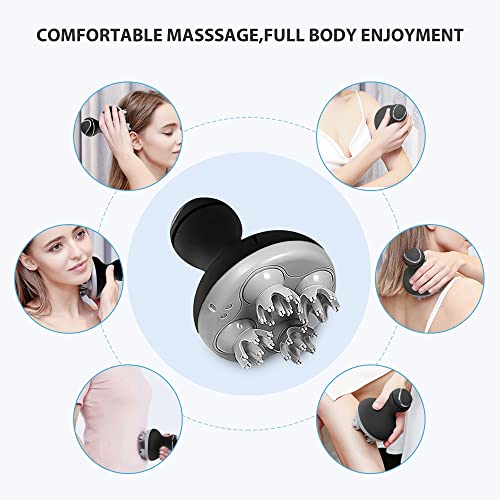 Comfier Electric Scalp Massager Waterproof Handheld Multi Mode Vibration - view 4