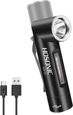 Hosonic E5R Mini LED Torch 500 Lumen Rechargeable 11 Modes