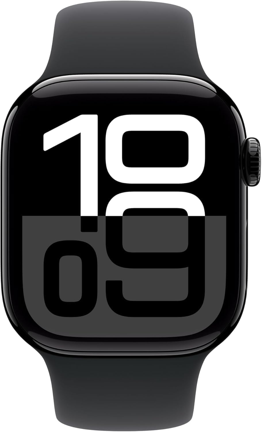 Apple Watch Series 10 (GPS, 42mm) Jet Black Aluminium Case + Black Strap