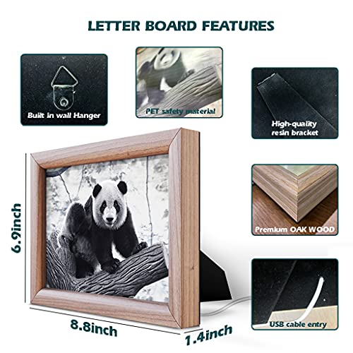 Rovita 3D Photo Frames, Solid Pine Framing Photo Frame Gift With The Picture