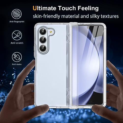 Oretech Samsung Galaxy Z Fold 5 Case Clear TPU Screen and Hinge Protection - view 4