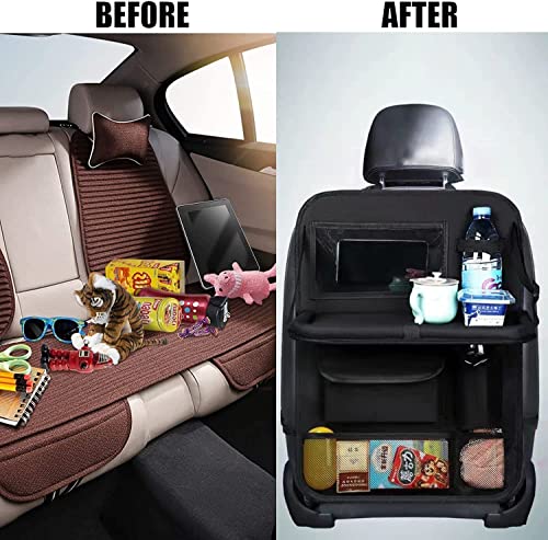 Primst Car Backseat Organiser, Foldable Table Tray, 2 Pack