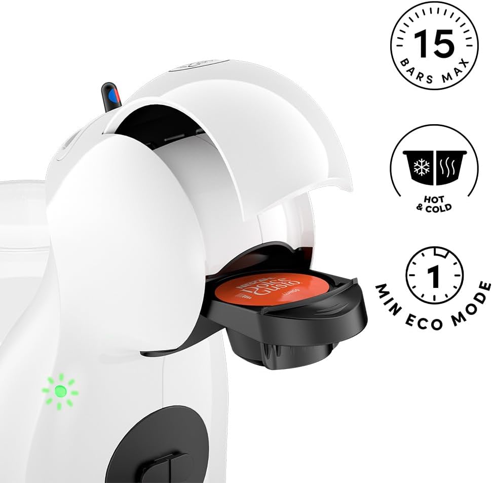 Dolce Gusto Piccolo XS EDG210.WB De'Longhi Pod Coffee Machine - White