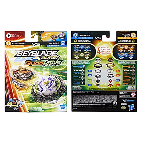 BEYBLADE Burst QuadDrive Ifritor I7 & Nemesis N7 Dual Pack