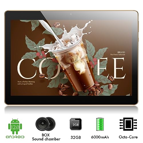 Padgene 10.1 Inch Android 12 Tablet, Dual SIM, 32GB, WiFi