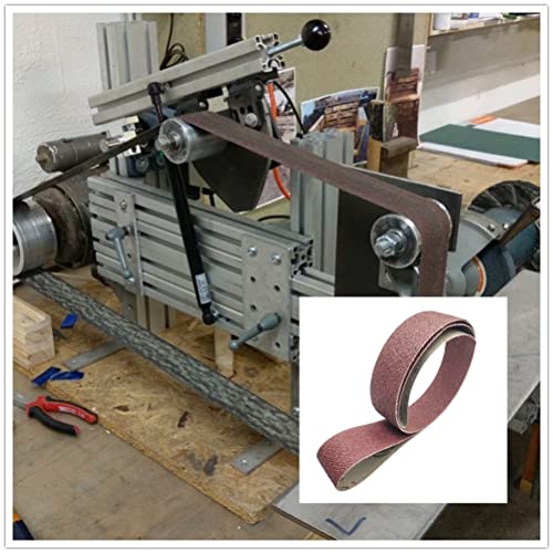 Feihu Sanding Belt Set 50x2000mm 5 Grits 10 Pieces for Belt Sander