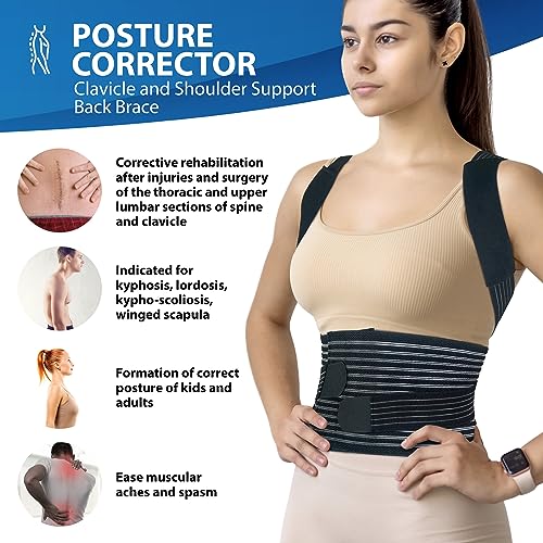 Ortonyx Back Brace Posture Corrector, Shoulder & Back Pain Relief