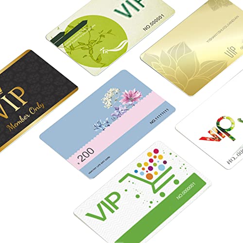 Vanra 250 Pack Premium Blank PVC Cards For Photo ID Badge, White