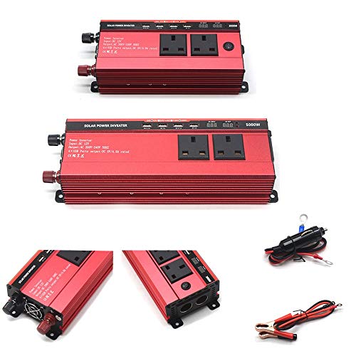 RUILASA 3000W Car Power Inverter, DC 12V to AC 230V, 4 USB