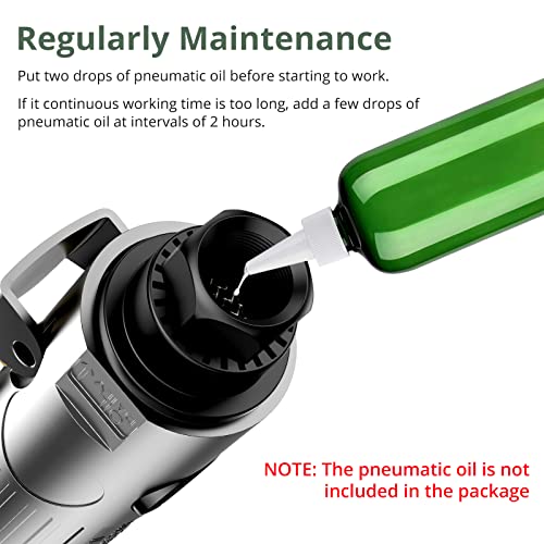 Eypins Compressed Air Angle Die Grinder 1/4 in 90 Degree Mini Sander Tool Set - view 7