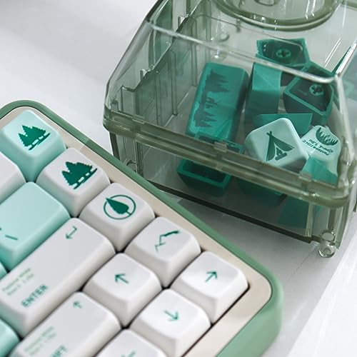 144 Keys PBT Dye Sub Keycaps MDA Profile Forest Set Cherry MX Mechanical - view 8