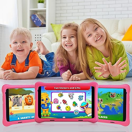 Okaysea Kids Tablet 8 in 2GB RAM 32GB Android 4000mAh WiFi with Case - view 7