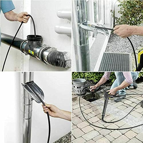Yuet Pressure Washer Drain Pipe Hose Cleaning Kit Cleaner With Adapter