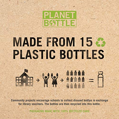 Built Planet Water Bottle 500ml Blue Reusable - view 4
