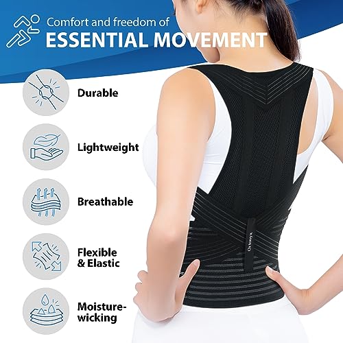 Ortonyx Back Brace Posture Corrector, Shoulder & Back Pain Relief