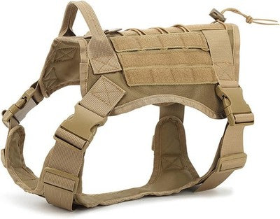 HACRAHO Tactical Dog Harness Vest with Handle Medium Dogs Large L