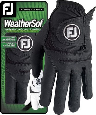 Footjoy 66247 Golf Gloves, Men'S, Black, Size L - Comfortable & Durable