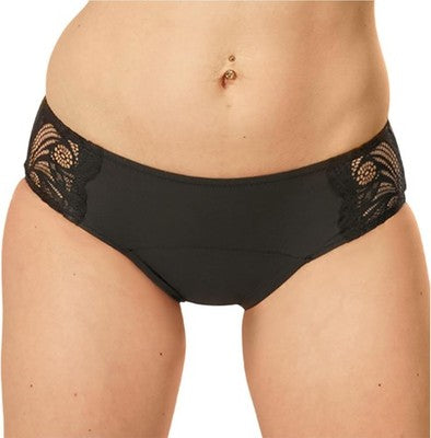 Bodyform Washable Period Pants Heavy Flow Black Hipster Size M 1 Pack