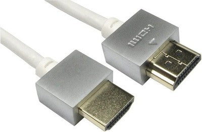 Pro Signal Super Slim High-Speed Hdmi Cable With Ethernet 3 M White Cdlhdflex-03