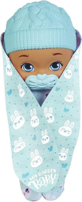 My Garden Baby My First Little Bunny Baby Doll 9inch Soft Body with Plush Blue