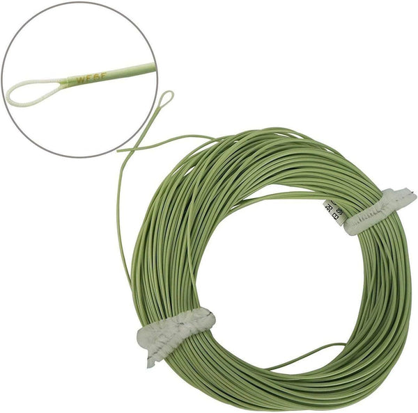 8FT Fly Fishing Line Front Weight Fishing Line Fishing Tackles, Aventik - Green