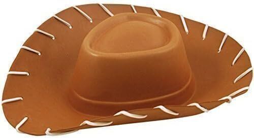 3-Pack Brown Cowboy Hats - Toy Story Fancy Dress Accessory