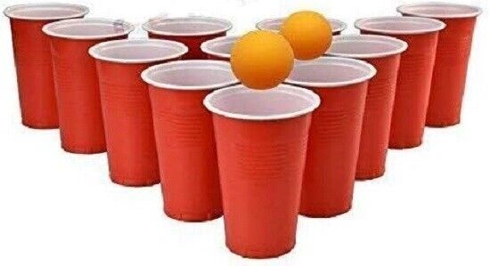 Toyland 36-Piece Beer Pong Set - Fun Party Game for Stag & Hen Parties