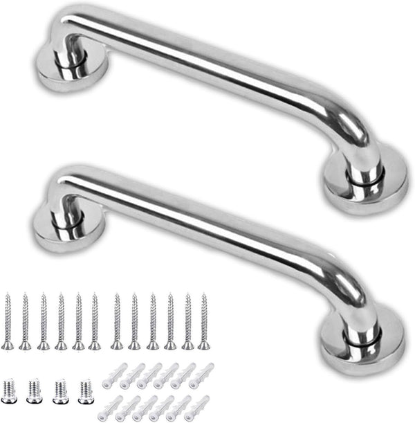 2X Safety Grab Bar Bathroom Support Handle Steel Bath Shower Toilet Hand Rail