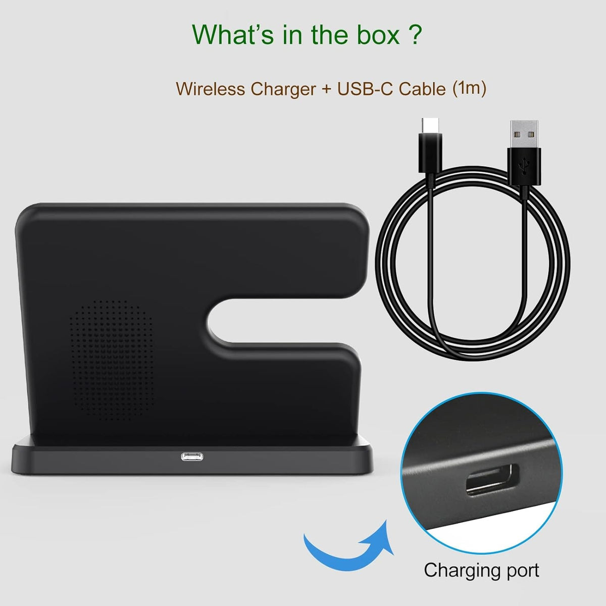 Samsung 3 in 1 Wireless Charging Station for Galaxy S23 S22 Watch Buds