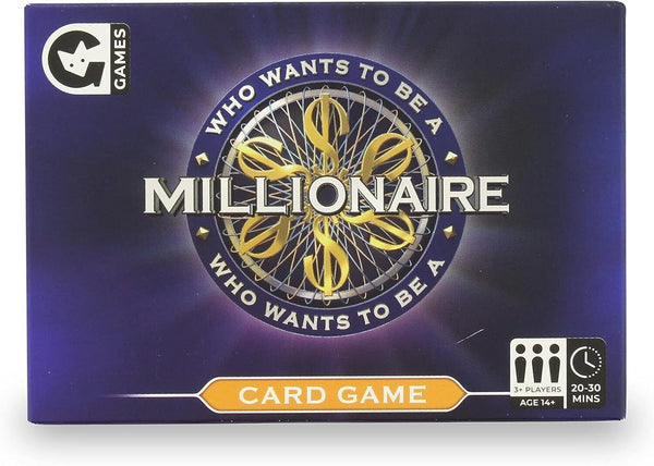 Who Wants to Be a Millionaire Card Game Trivia Family Board Game