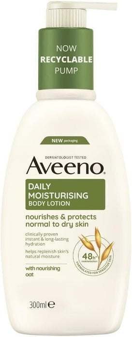 Aveeno Daily Moisturising Body Lotion - Normal Dry Skin Soft - 300 ml