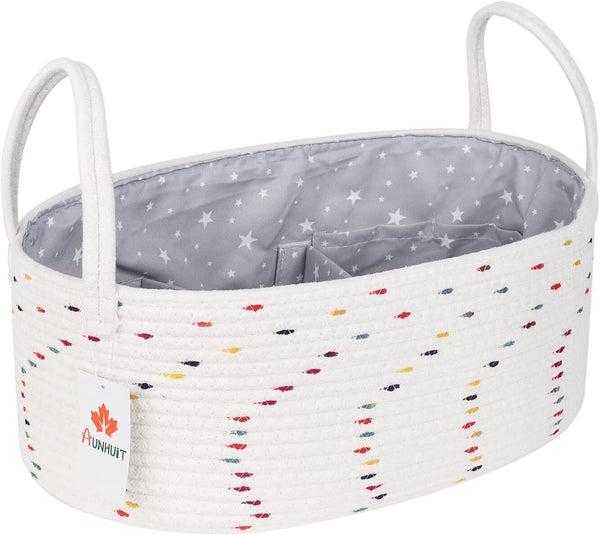 AUNHUIT Baby Nappy Caddy Organiser 8 Pockets+5 compartments