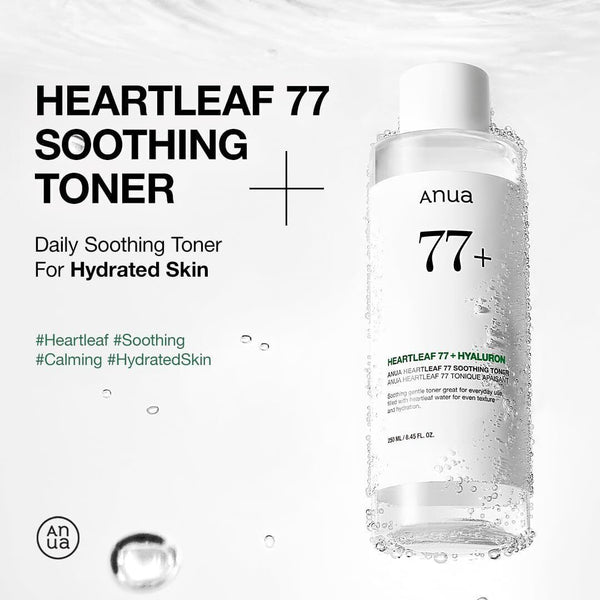 ANUA Heartleaf 77% Soothing Toner 250ml pH5.5, Hydrating & Purifying