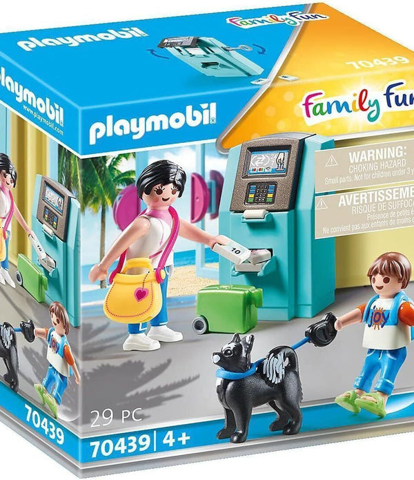 Playmobil 70439 Family Fun Beach Hotel Set  Tourists with ATM Feature