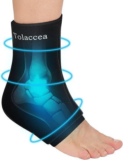 Reusable Ankle Foot Ice Pack Wrap - Cold/Hot Therapy for Injuries