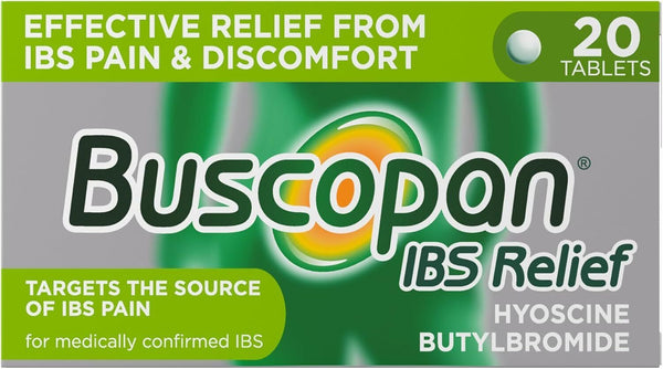 3 PACK x 20 Buscopan IBS Relief Tablets Cramps/Pain/Discomfort MULTIPACK