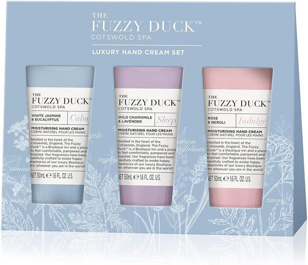 Baylis & Harding Fuzzy Duck Spa Gift Set Rose Neroli Vegan Luxury Hand Cream