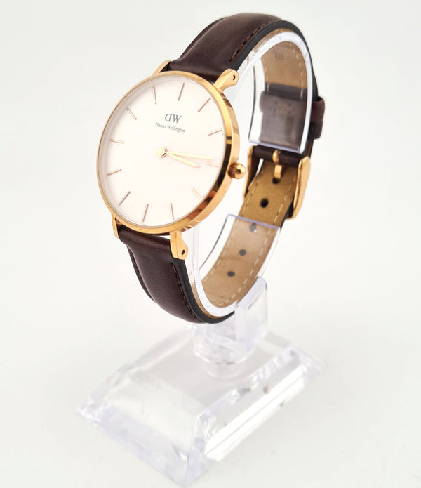 Daniel Wellington Classic Rose Gold / Leather Watch, Men's - *NEEDS BATTERY*