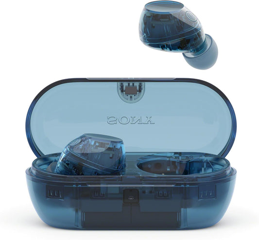 SONY WF-C710N Wireless Bluetooth Noise-Cancelling Earbuds, Glass Blue