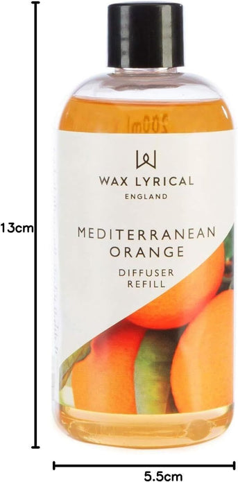 WAX LYRICAL Reed Diffuser Refill 200ml Mediterranean Orange